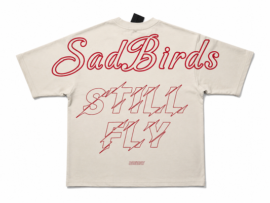 TAN AND RED DREWAY T-SHIRT